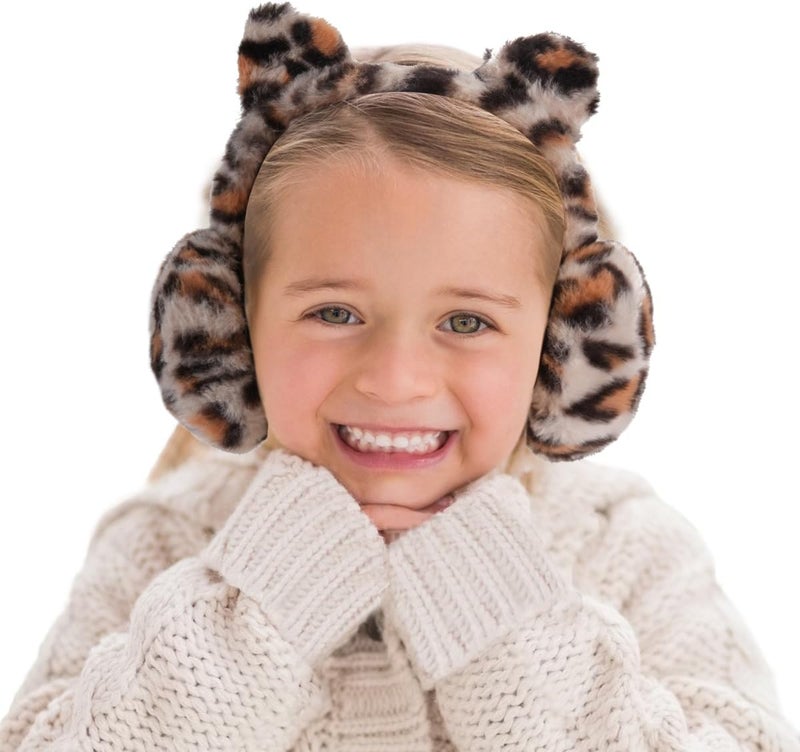 KEEPFLY Store Kids Girls Winter Earmuffs Warm Cute Plush Cat Ears Muffs Toddler Boys Ear Warmer Outdoor Ear Covers - Image 2